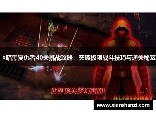 《暗黑复仇者40关挑战攻略:突破极限战斗技巧与通关秘笈》 《暗黑复仇者40关挑战攻略:突破极限战斗技巧与通关秘笈》